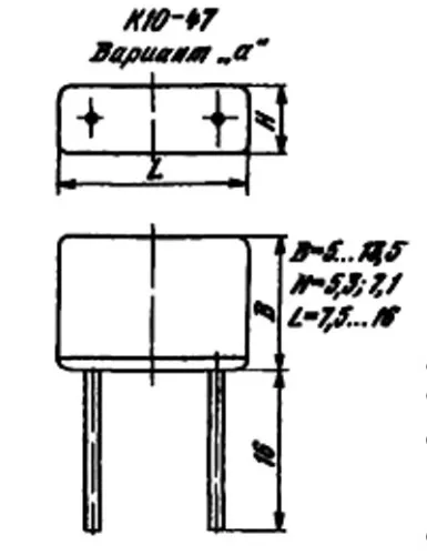 К10-47А 25в 2.2 мкф Н30 фото 3